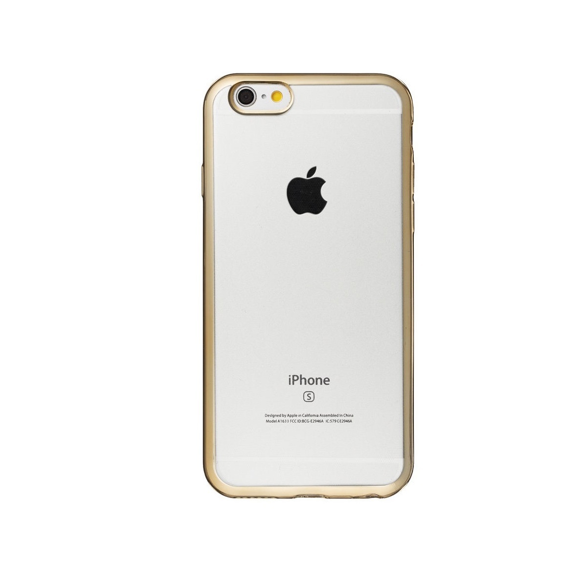Чехол TPU для Apple iPhone 6/6S, NN, золотой, Electroplating