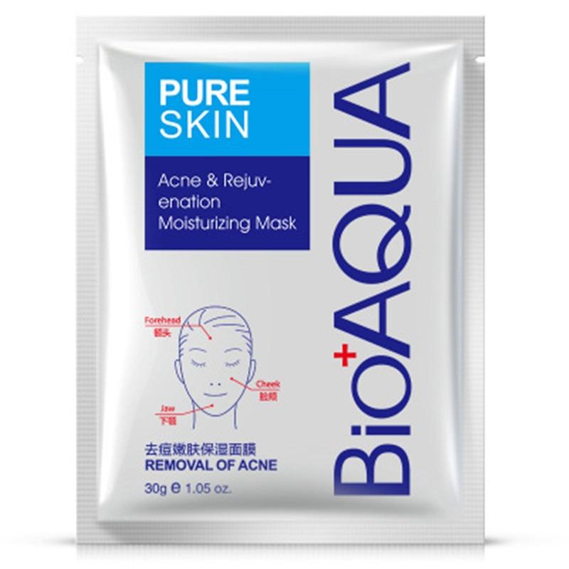 фото Маска салфетка bioaqua анти акне, 30 г