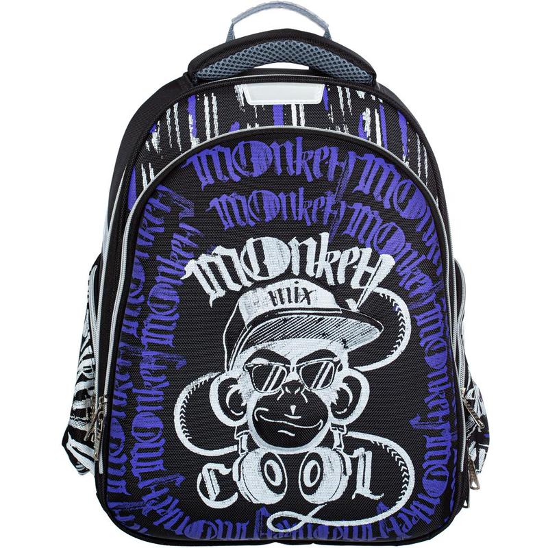 

Ранец детский №1 School Basic + Monkey,