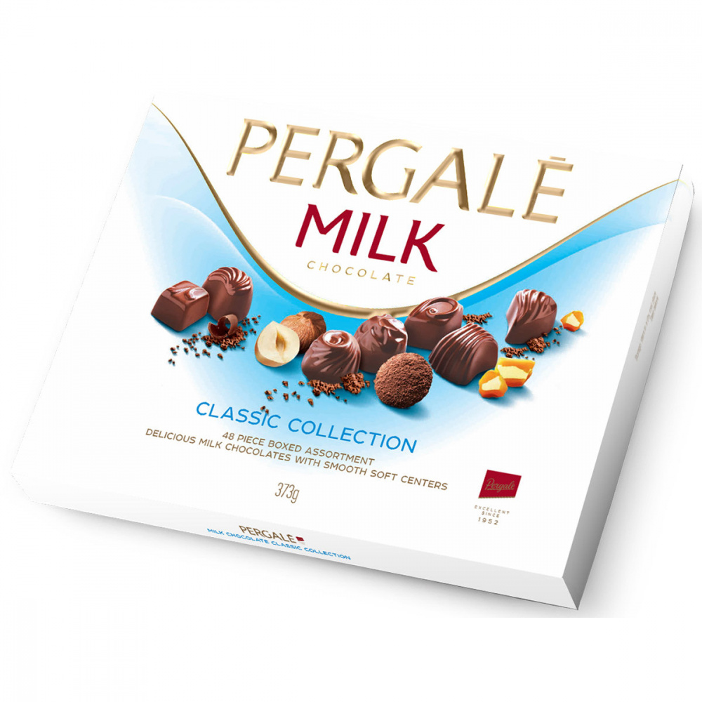 

Набор шоколадных конфет Pergale "Молочный шоколад", 373 гр