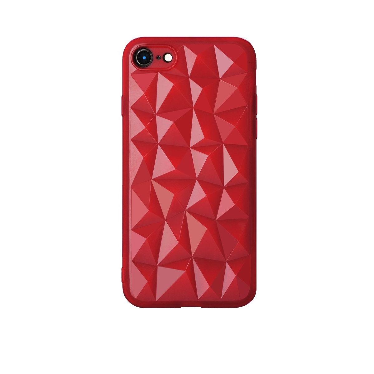 Чехол iPhone SE(2020)/7/8, NN, объемная текстура, Red, Diamond