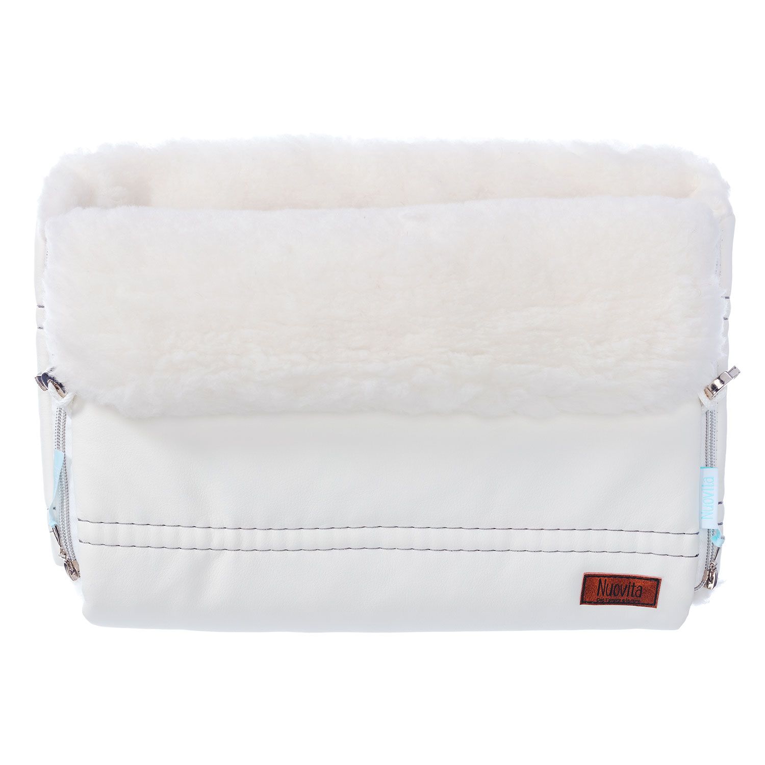 

Муфта меховая для коляски Nuovita Alpino Lux Bianco белый