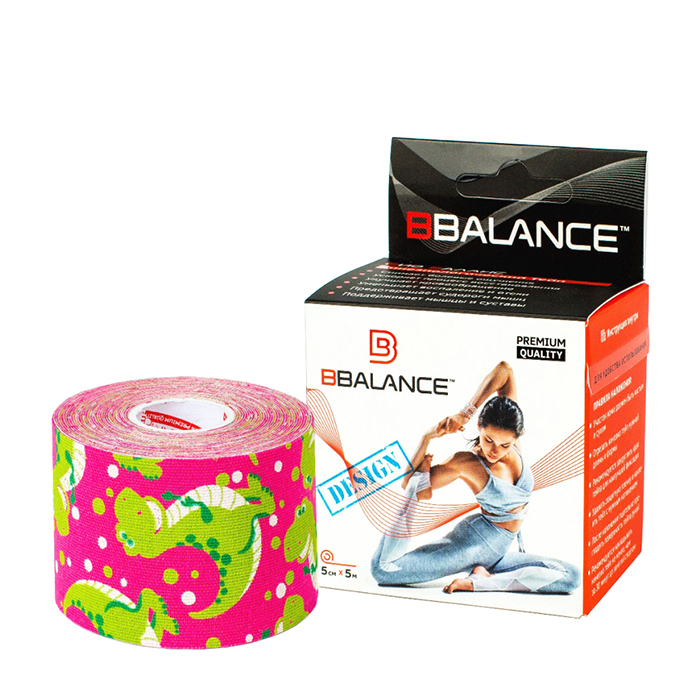 

Кинезиотейп BBTape #24 розовый 50 см, #24