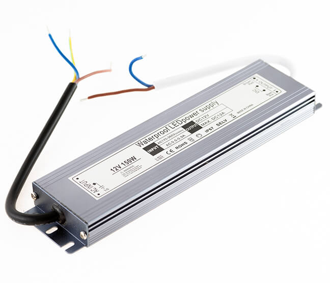 

Герметичный блок питания SLS-N-12V150W, 150 Вт, 12 В, 12.5 А, IP68