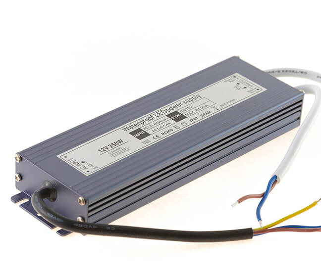 

Герметичный блок питания SLS-N-12V250W, 250 Вт, 12 В, 20.8 А, IP68