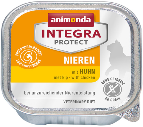 фото Консервы для кошек animonda integra protect nieren renal, курица, 16шт по 100г