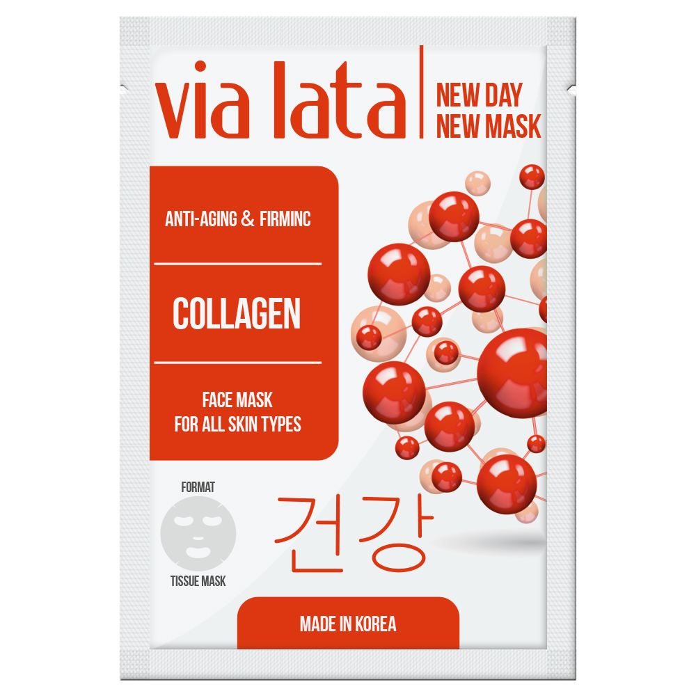 Тканевая маска COLLAGEN Via Lata