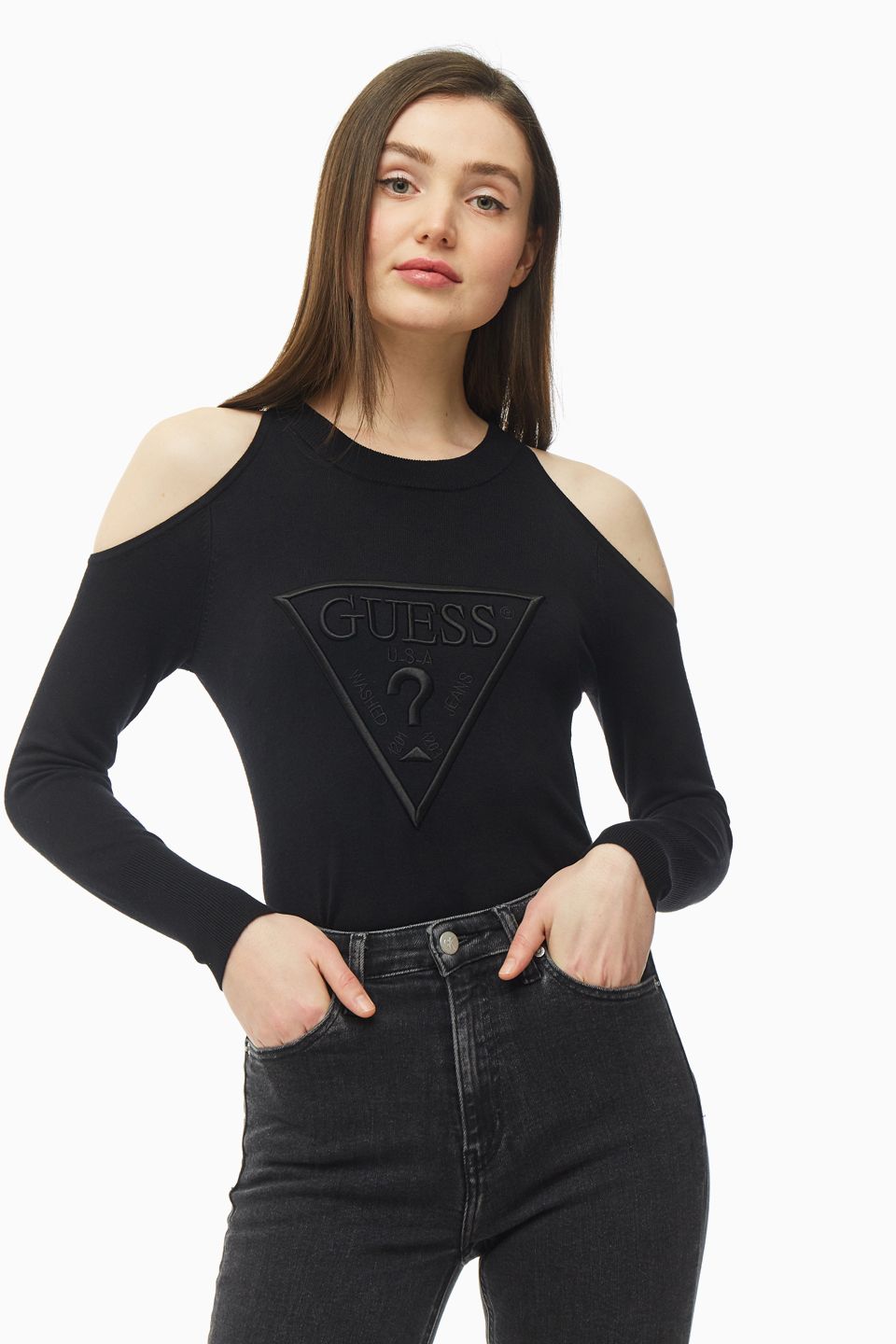 

Джемпер женский Guess черный, W01R95-Z2760