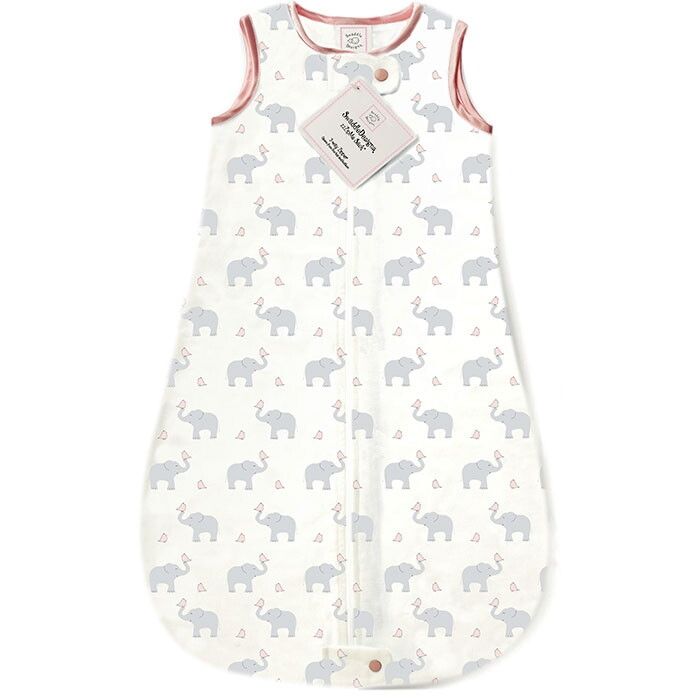 фото Спальный мешок swaddledesigns zzzipme sack 12-18m flannel pp elephant & chickies