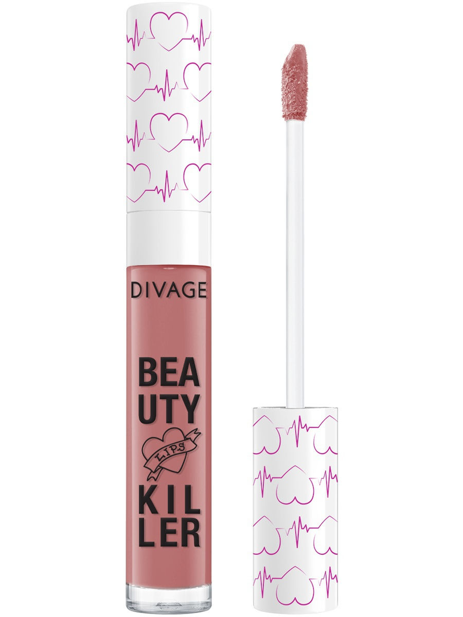 фото Помада-блеск для губ divage liquid lipstick beauty killer № 02