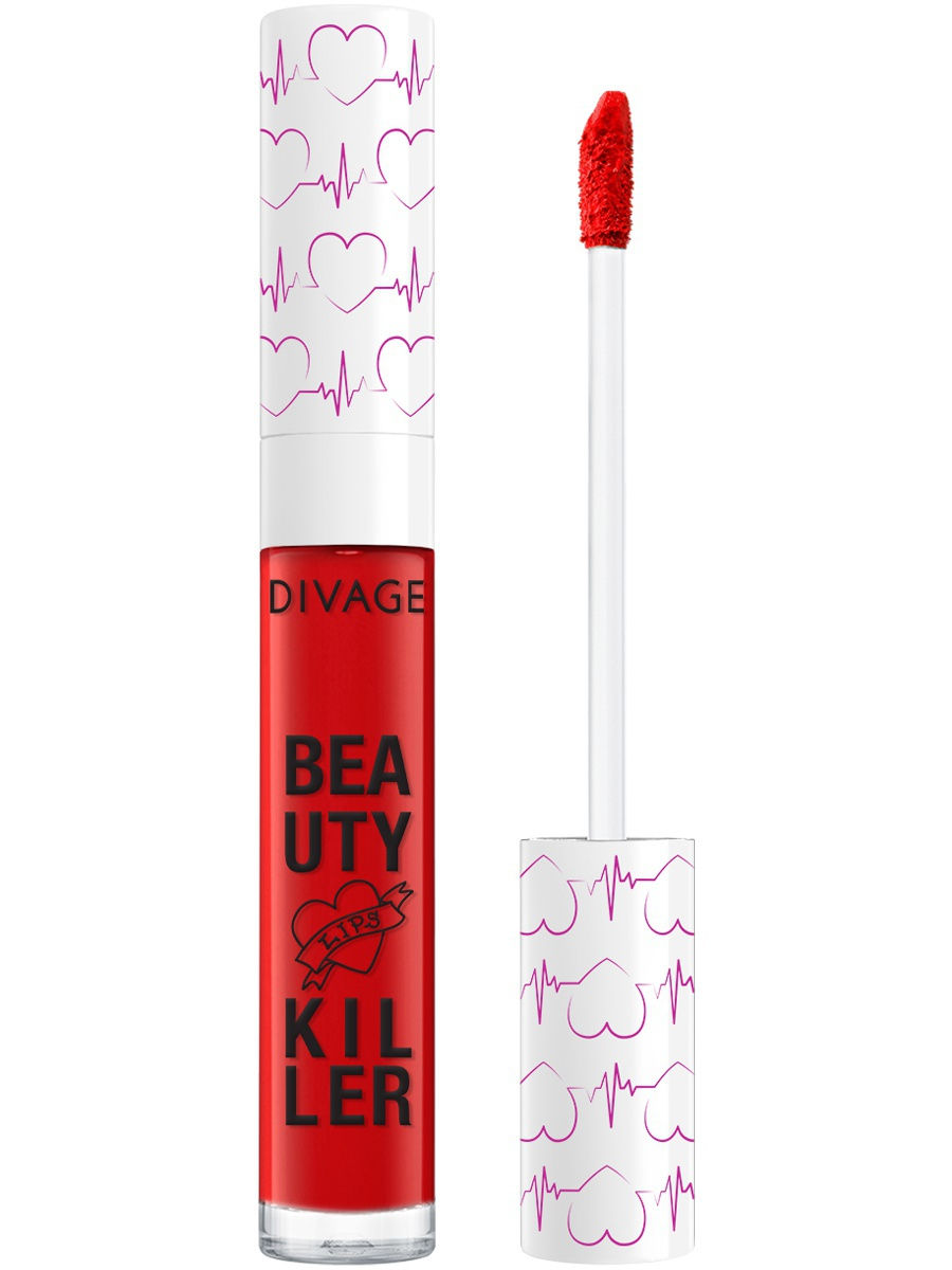 Помада-блеск для губ Divage Liquid Lipstick Beauty Killer № 04 вечерние новости