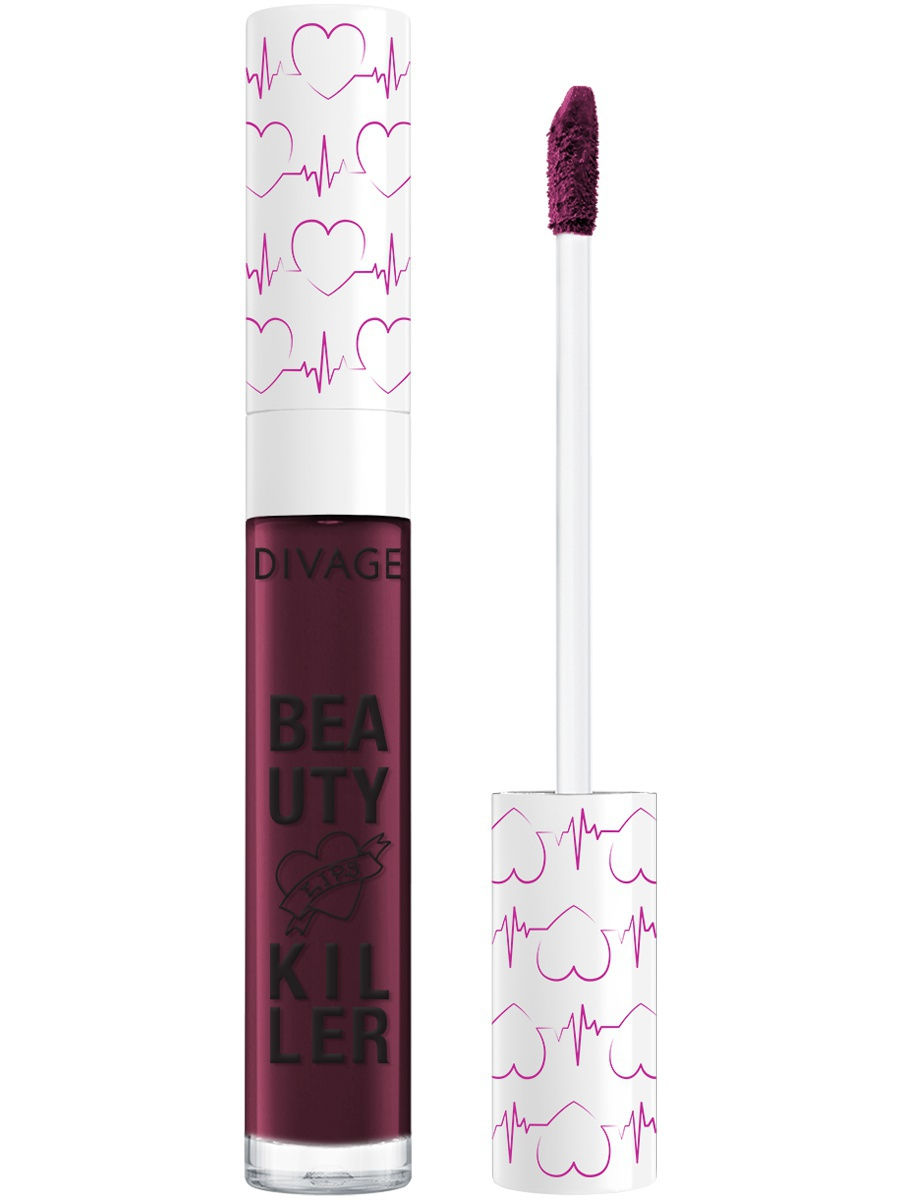 Помада-блеск для губ Divage Liquid Lipstick Beauty Killer № 06 вечерние новости