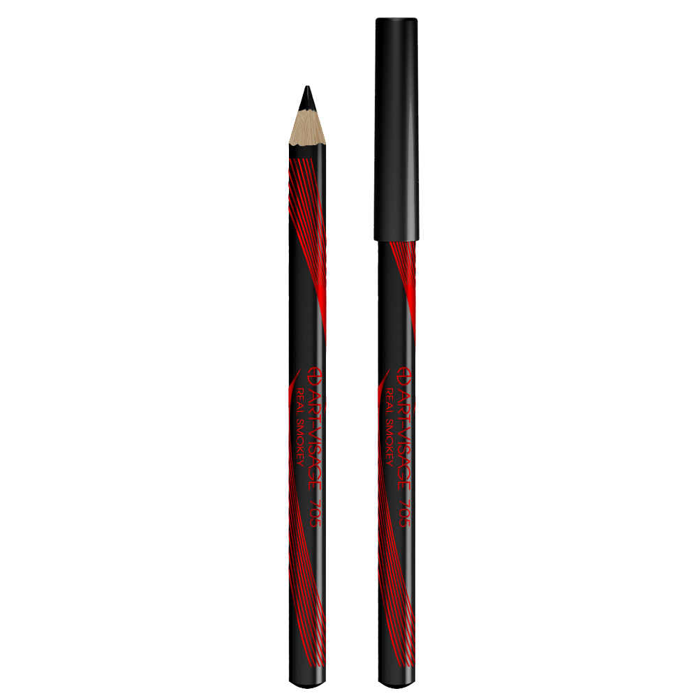 Лайнер для глаз ART-VISAGE 705 REAL SMOKEY карандаш для глаз eva mosaic smokey make up шоколад