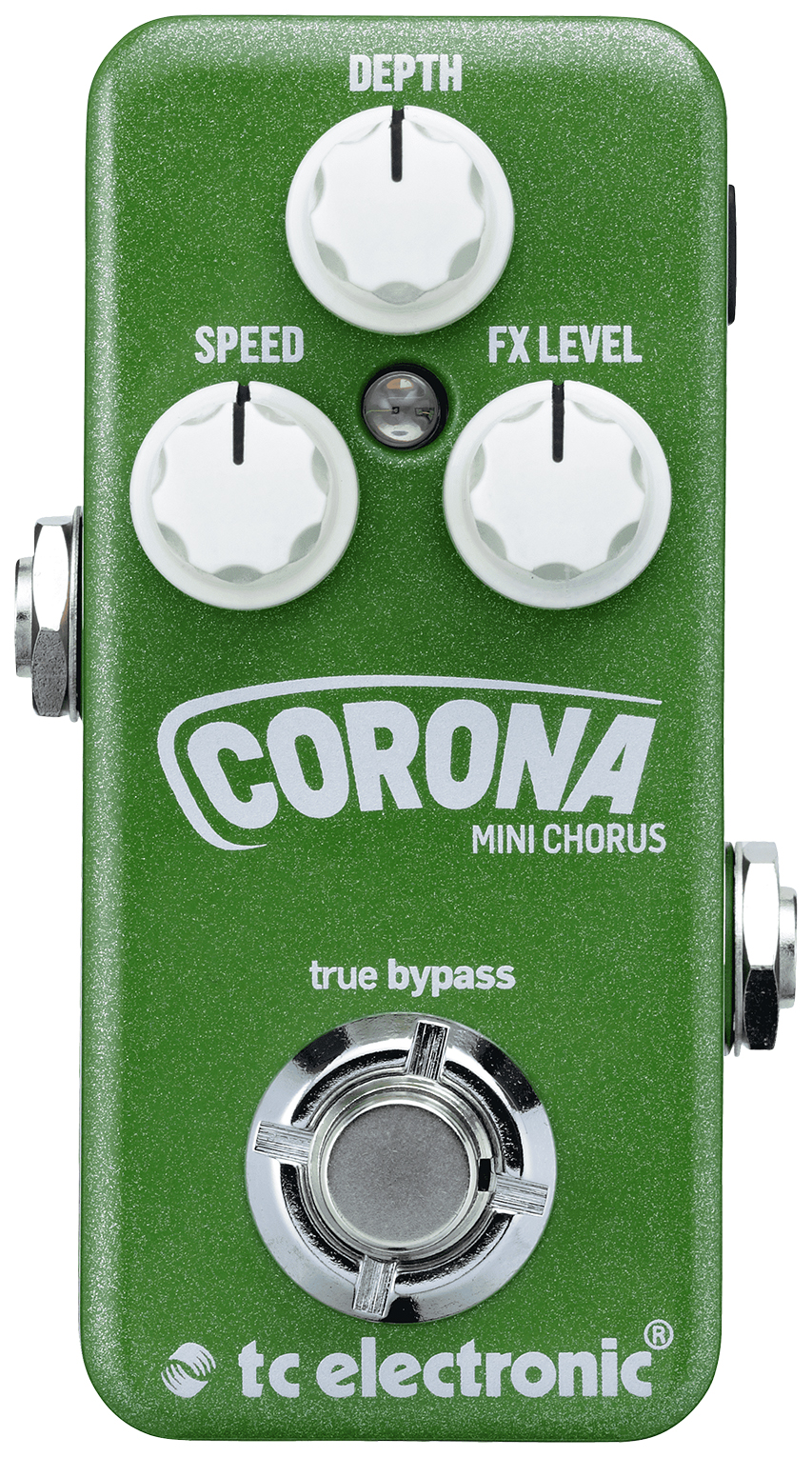 Педаль эффектов TC electronic Corona Mini Chorus напольная гитарная зеленый
