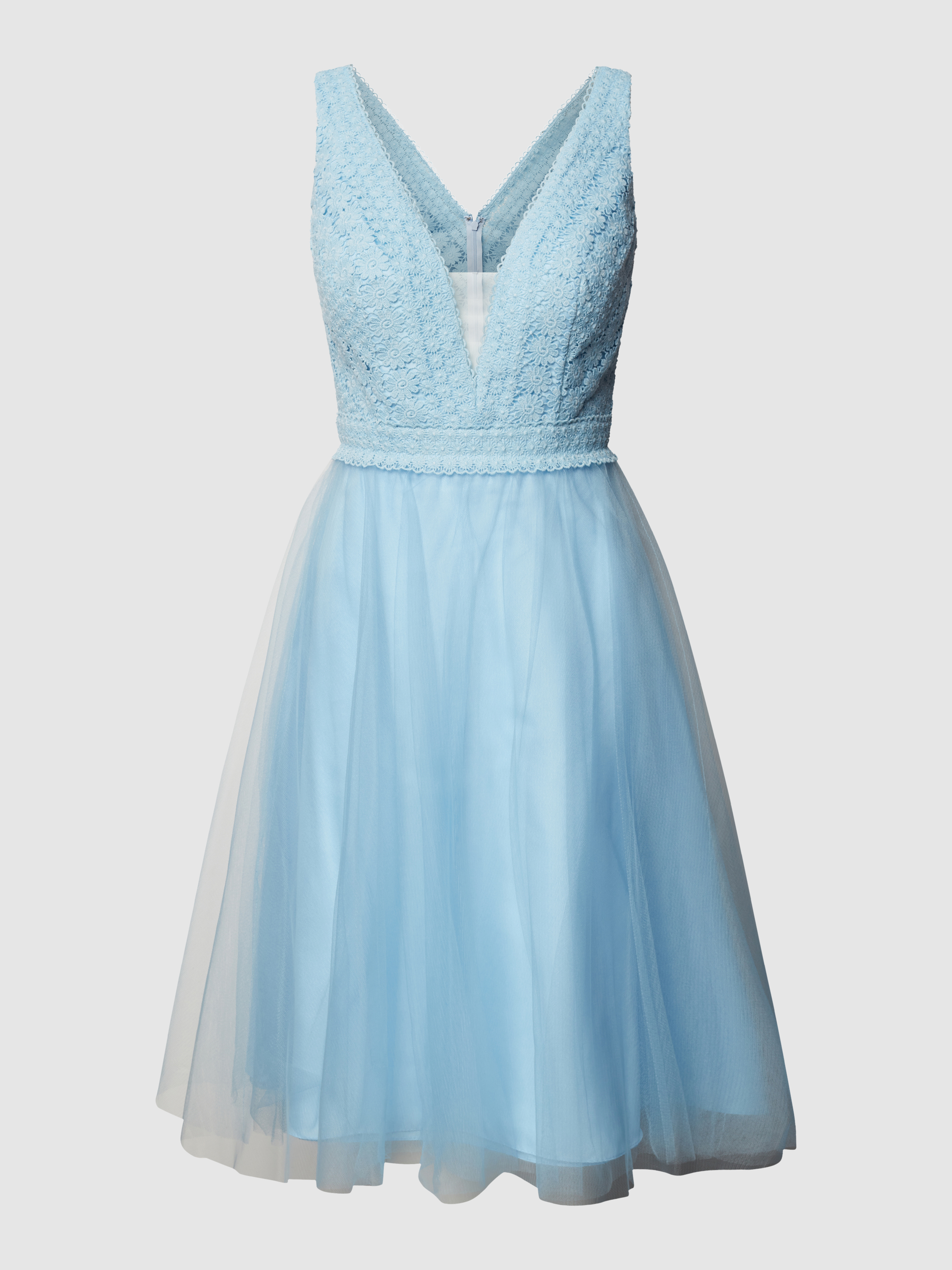 Платье женское Luxuar 1542140 голубое 34 (доставка из-за рубежа)