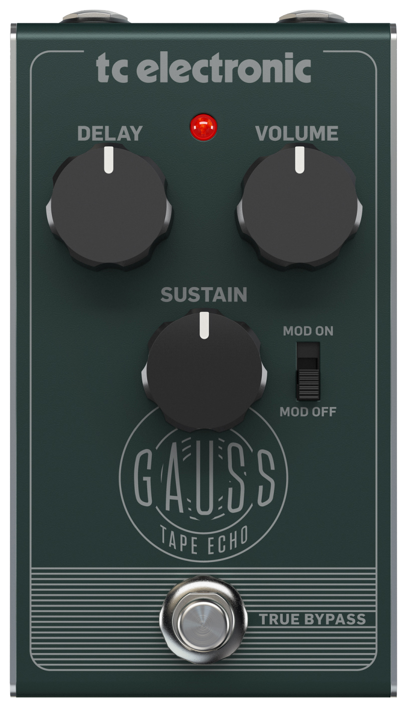 

Педаль эффектов TC electronic GAUSS TAPE ECHO, Зеленый, GAUSS TAPE ECHO