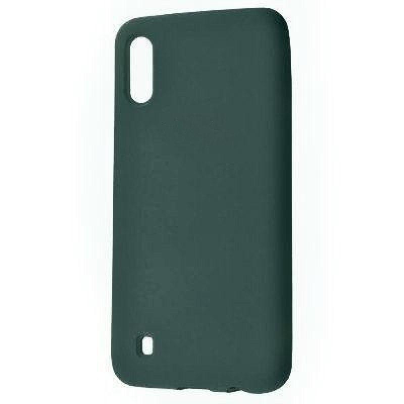 фото Чехол silicone для samsung galaxy a10 overlay (болотный) ёmart