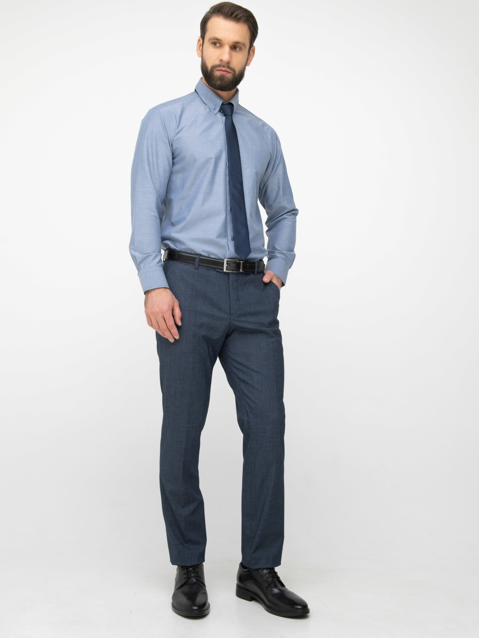 Брюки мужские Paspartu 68428 синие 54 RU