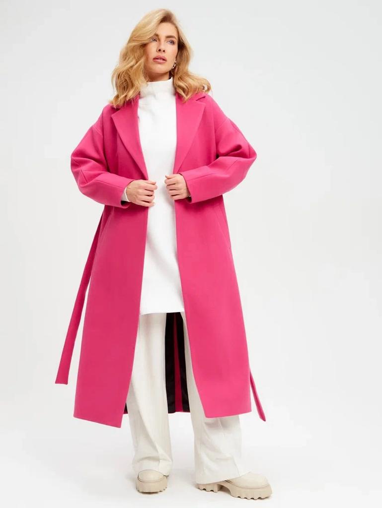 Пальто женское Giulia Rosetti 67115 розовое 50 RU
