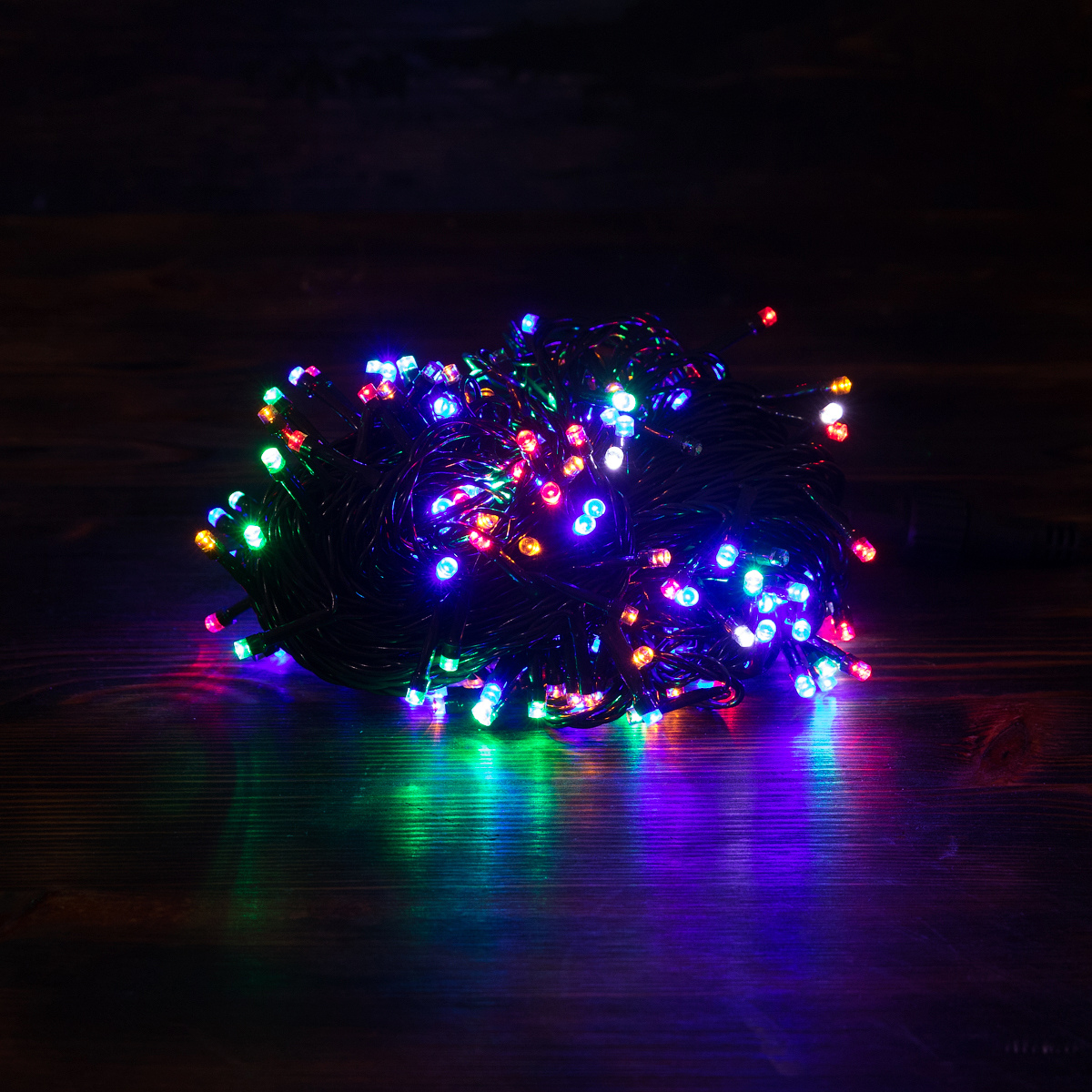 Световой занавес LED Бахрома уличная 7802 3х0,8 м разноцветный
