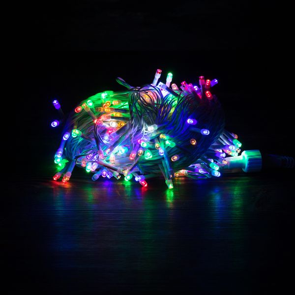 

Световая гирлянда новогодняя LED 15267 50 м разноцветный/RGB