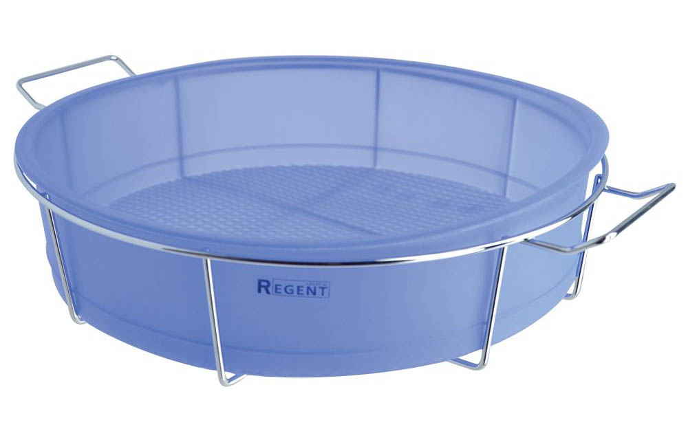 фото Форма для пирога regent inox silicone 25x6 см + металлическая подставка