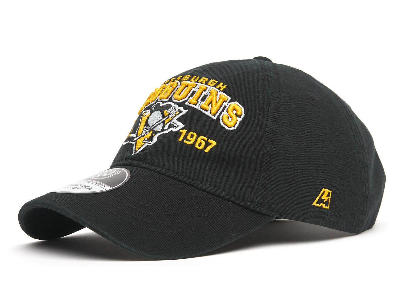 

Бейсболка детская Atributika&Club NHL Pittsburgh Penguins est. 1967, черный, 54, 29038