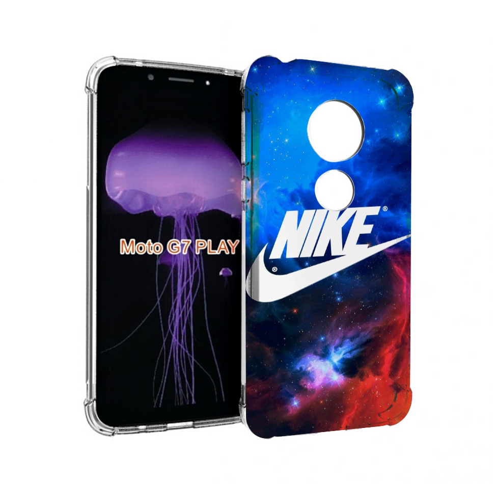 

Чехол MyPads найк в космосе для Motorola Moto G7 Play, Прозрачный, Tocco