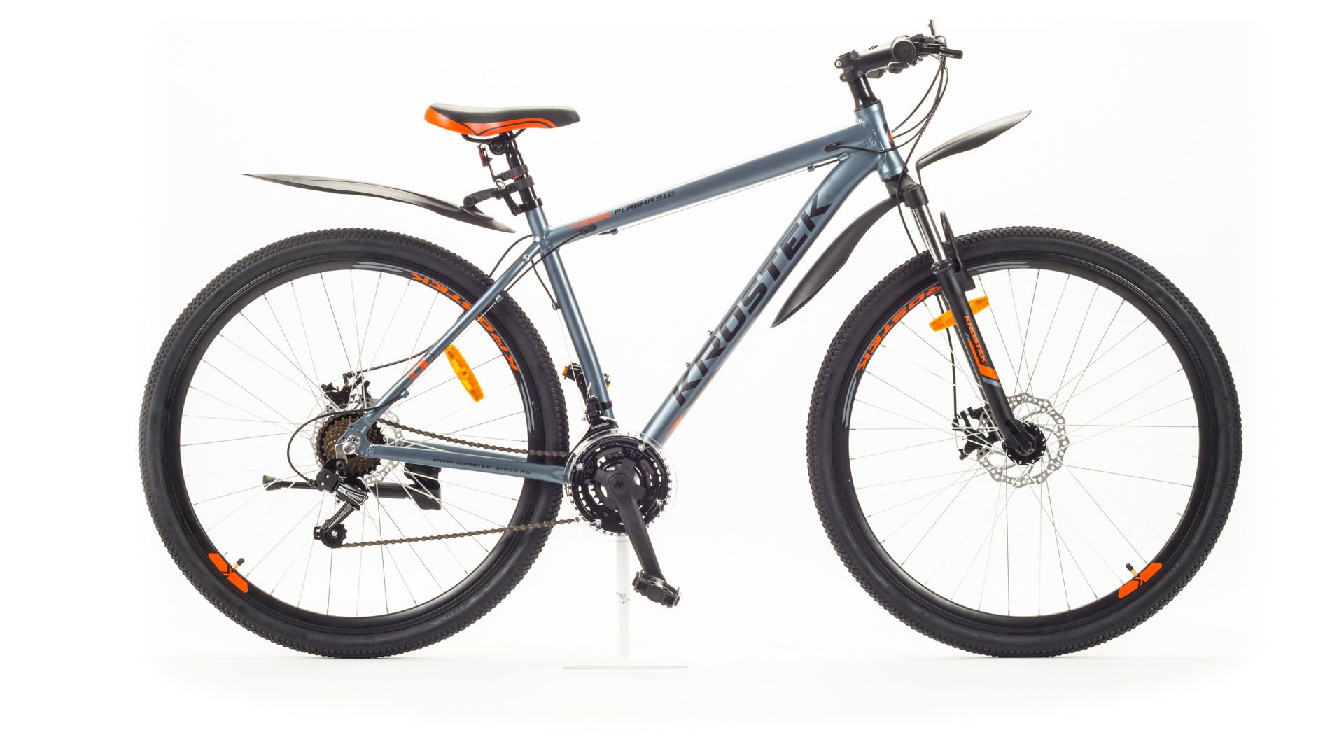 Велосипед KROSTEK PLASMA 910, 2022, рост 17'', серый