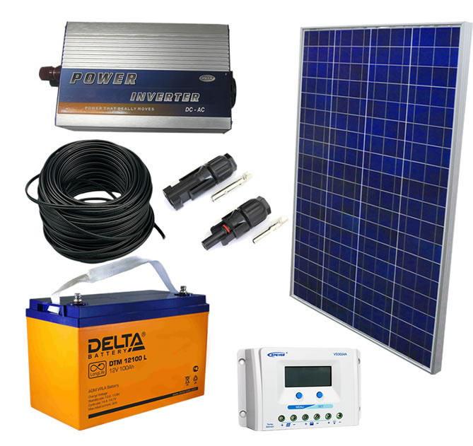 Солнечная электростанция 1.0 кВт*ч в сутки фонарь кемпинговый аккумуляторный солнечная батарея 12 х 13 5 см от usb