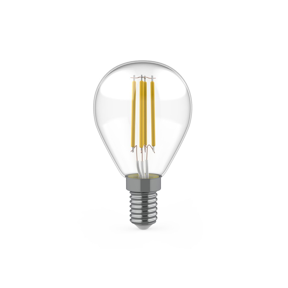 

Лампы светодиодные Gauss Basic Filament Е14 5,5 Вт 4100 К шар 3 шт