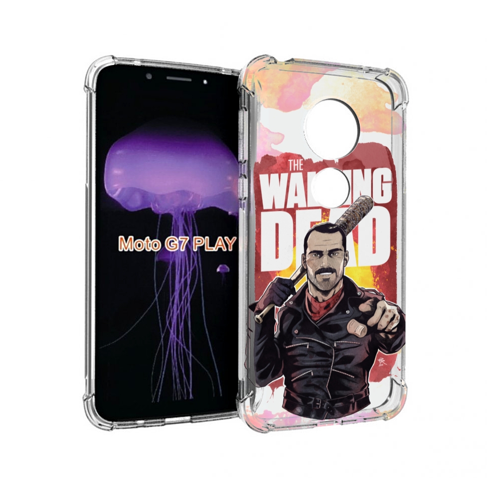 

Чехол MyPads ниган-смит для Motorola Moto G7 Play, Прозрачный, Tocco