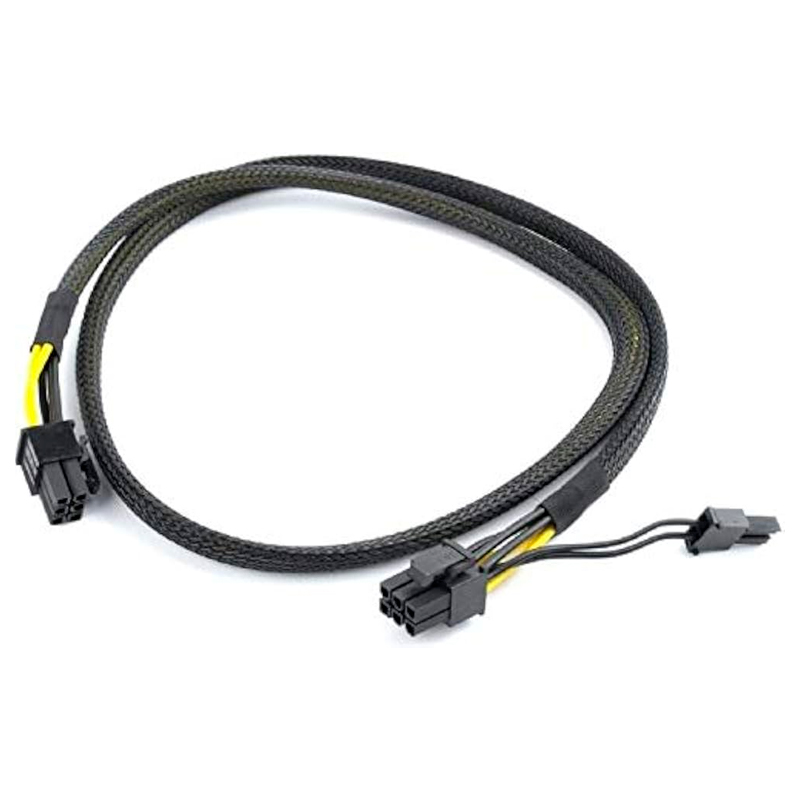 

Кабель NoBrand 6-pin - 6+2-pin вилка-вилка 0.8м (CC-PSU-86) черный