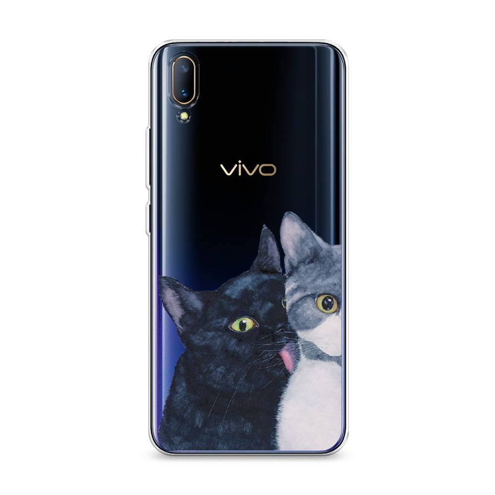 

Чехол Awog на Vivo V11/V11 Pro "Кошачья любовь", Разноцветный, 260850-1
