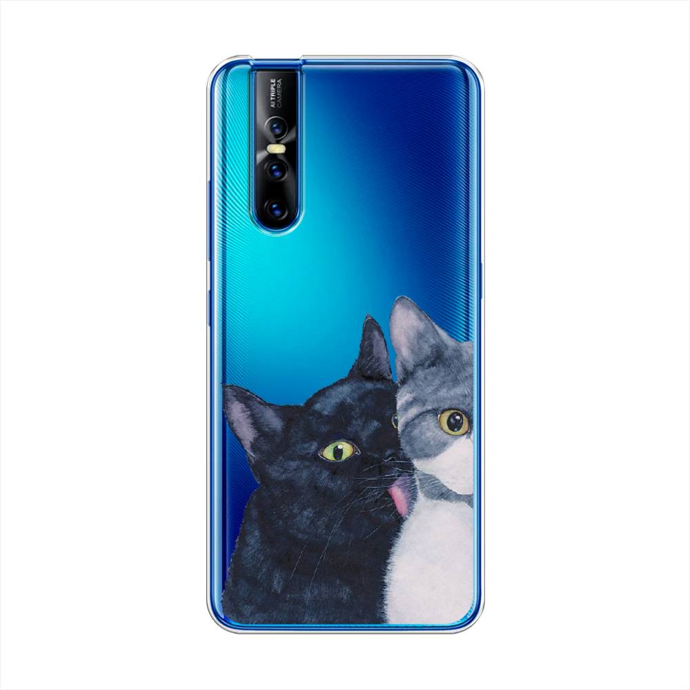 

Чехол Awog на Vivo V15 Pro "Кошачья любовь", Разноцветный, 261150-1