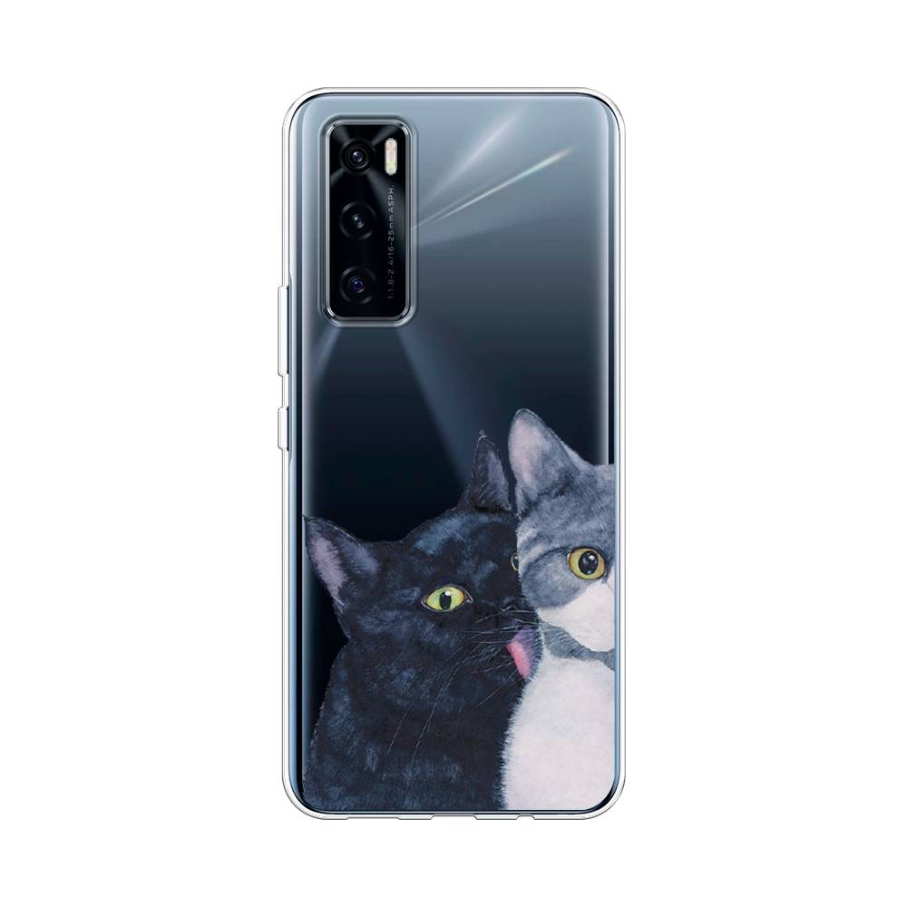 

Чехол Awog на Vivo V20 SE "Кошачья любовь", Разноцветный, 263550-1