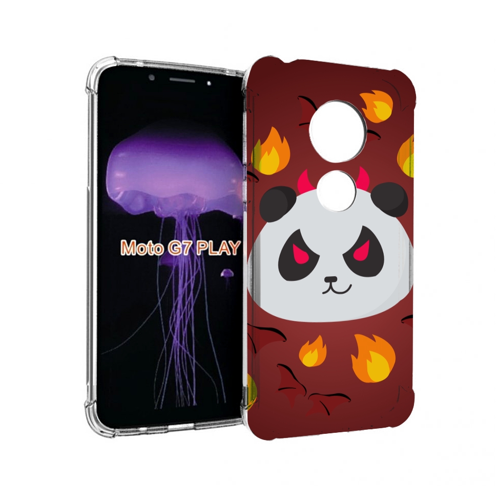 

Чехол MyPads огненная-панда для Motorola Moto G7 Play, Прозрачный, Tocco