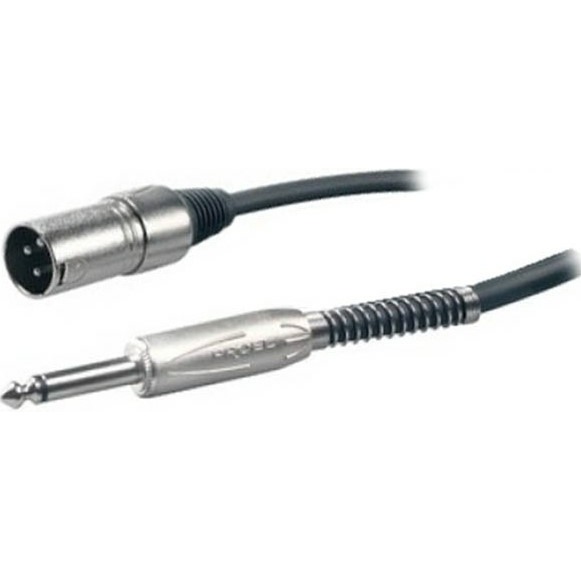Микрофонный кабель Proel BULK220LU5 6.3мм Jack <->XLR папа, 5м