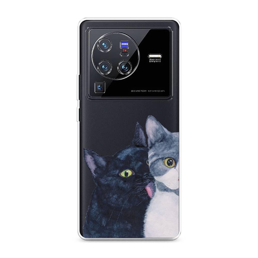 

Чехол Awog на Vivo X80 Pro "Кошачья любовь", Разноцветный, 266650-1