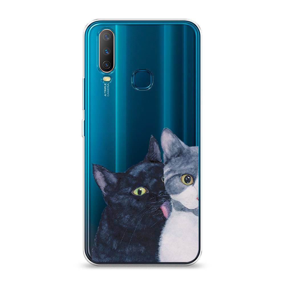 

Чехол Awog на Vivo Y12/Y17 "Кошачья любовь", Разноцветный, 261850-1