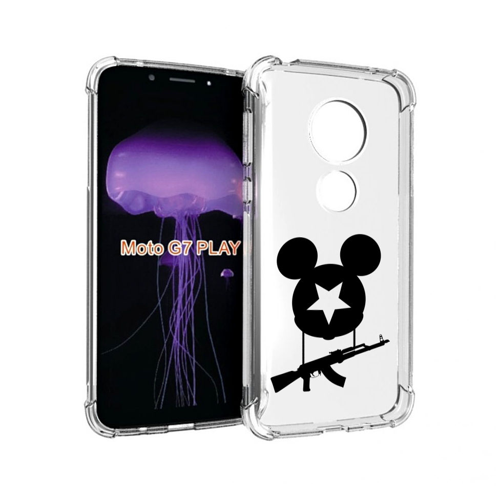 

Чехол MyPads АК Микки для Motorola Moto G7 Play, Прозрачный, Tocco