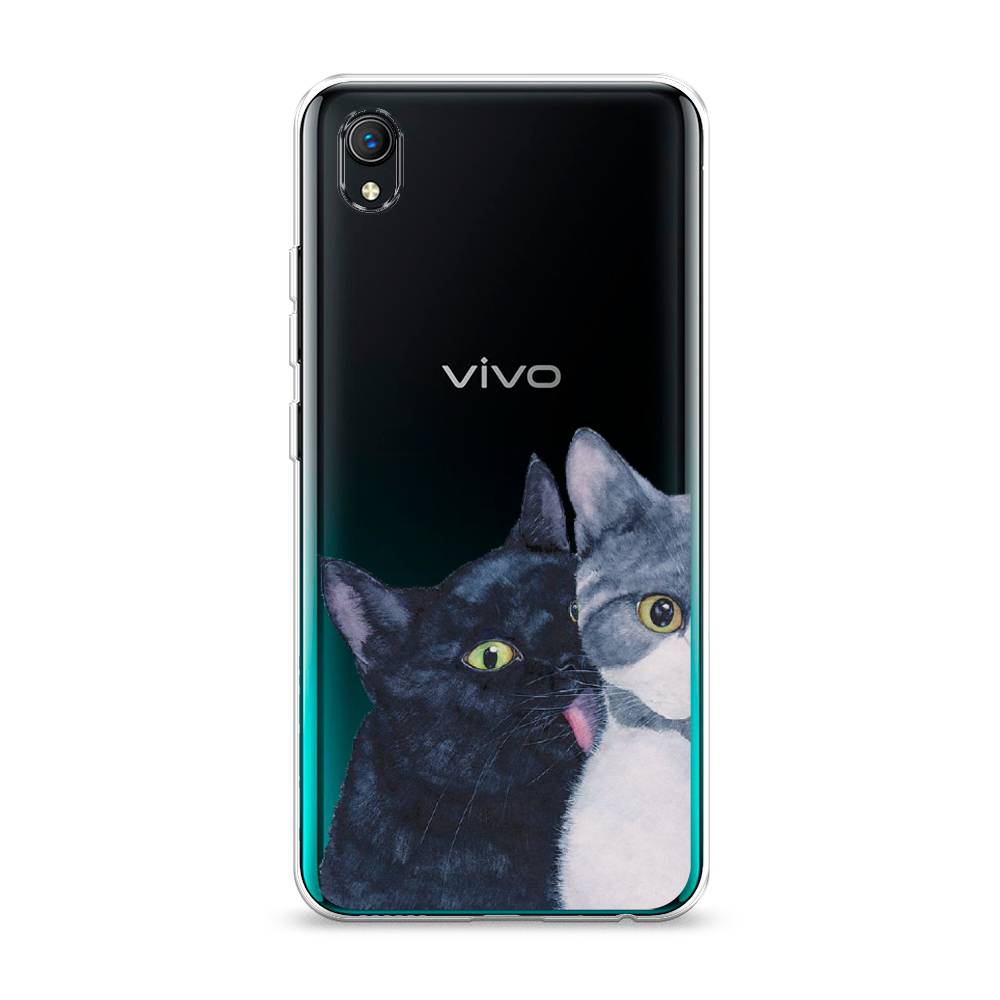 

Чехол Awog на Vivo Y91c/Y1s "Кошачья любовь", Разноцветный, 263250-1