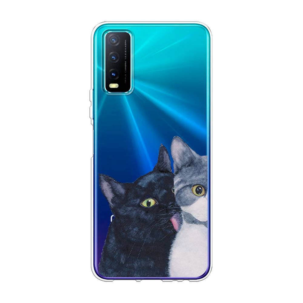 

Чехол Awog на Vivo Y20 "Кошачья любовь", Разноцветный, 263650-1