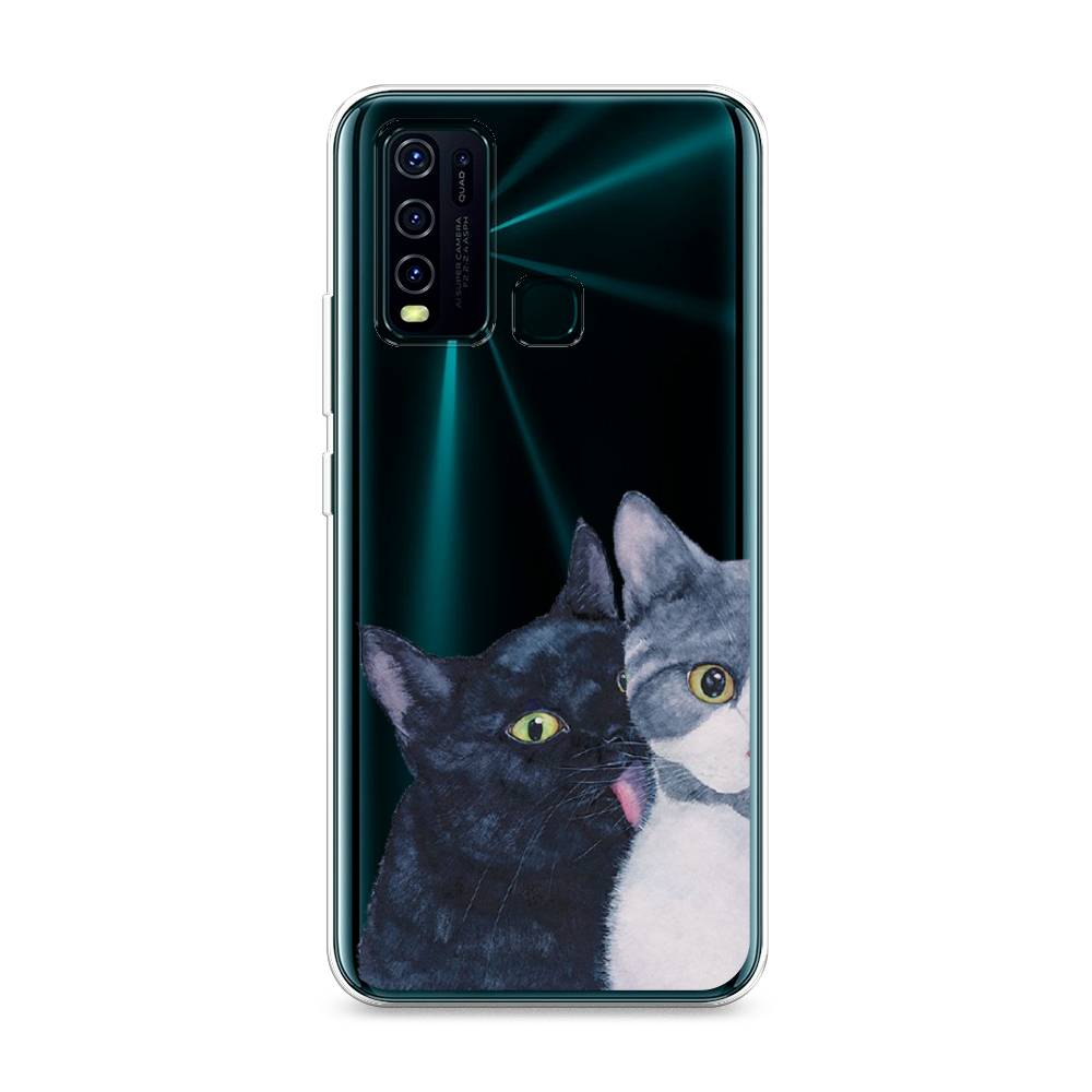 

Чехол Awog на Vivo Y30/Y50 "Кошачья любовь", Разноцветный, 263150-1