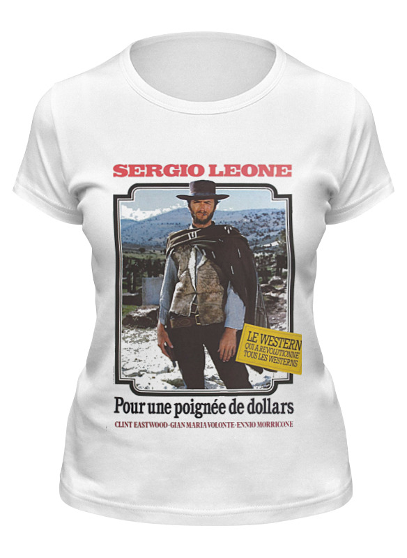 

Футболка женская Printio Per un pugno di dollari белая XL, Белый, Per un pugno di dollari