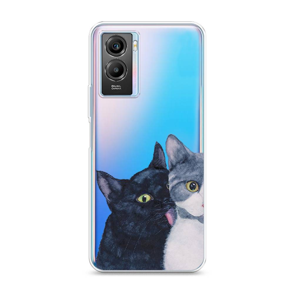 

Чехол Awog на Vivo Y55s 5G "Кошачья любовь", Разноцветный, 266150-1