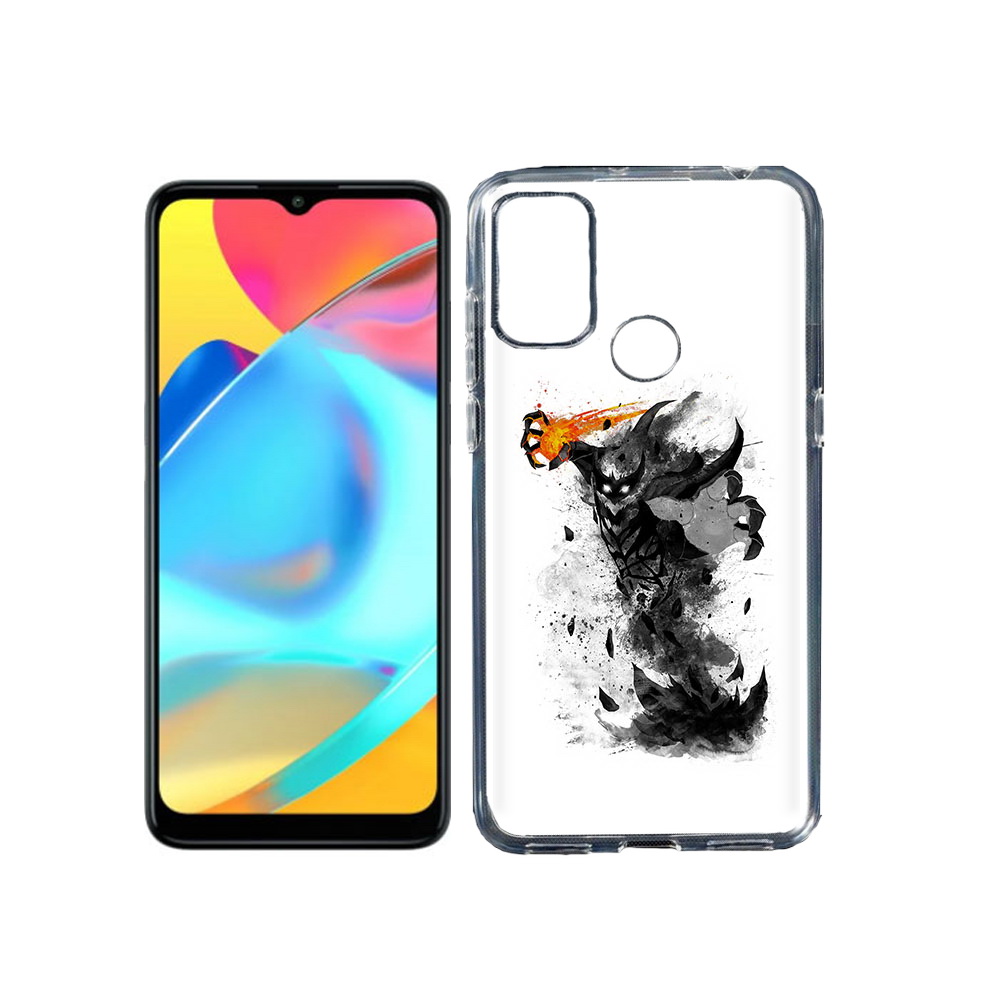 

Чехол MyPads Tocco для Alcatel 3L 6056H (2021) nevermore черно белый (PT160724.669.21), Прозрачный, Tocco