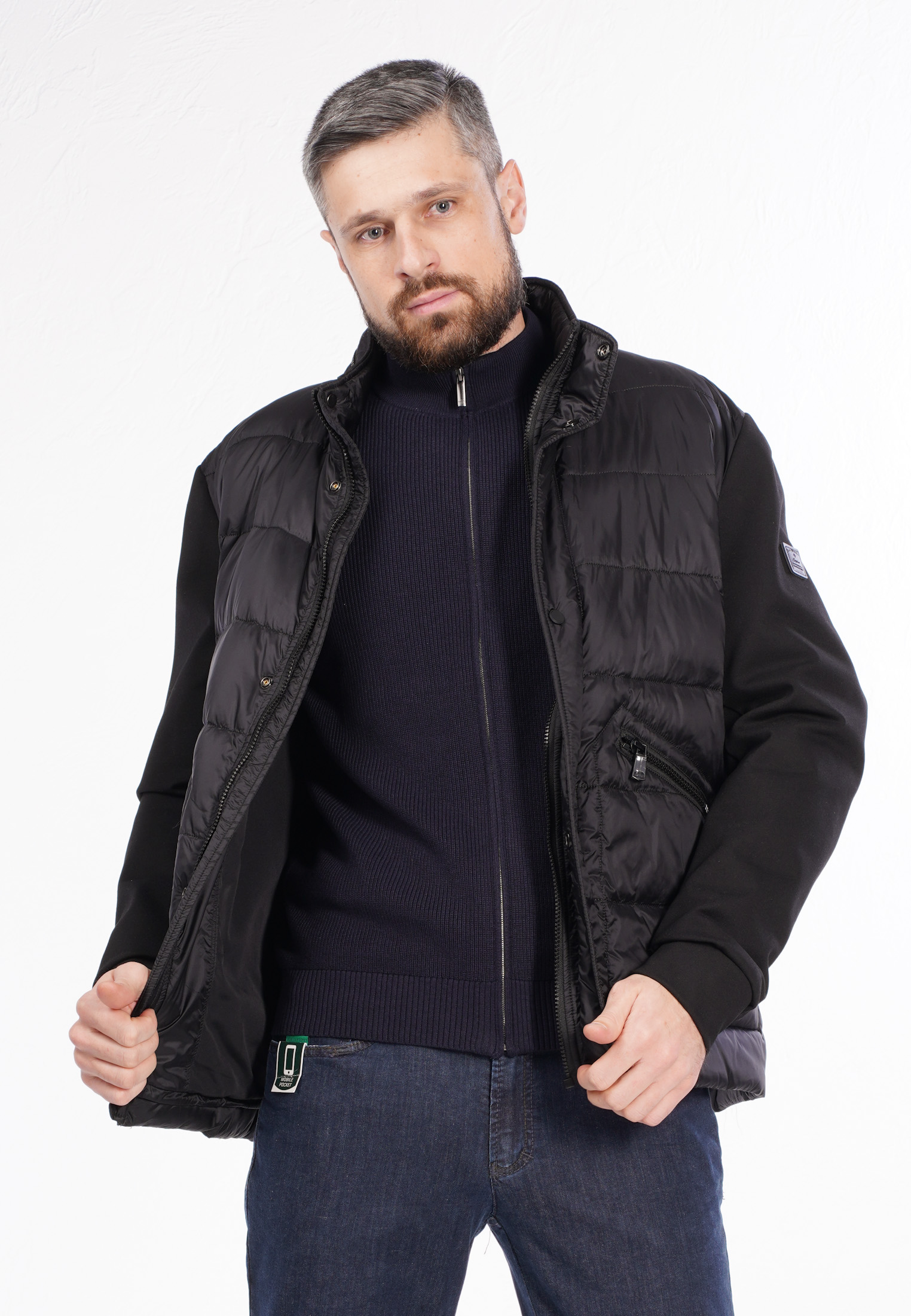 

Куртка мужская LABIALI 21SS872M черная 2XL, 21SS872M