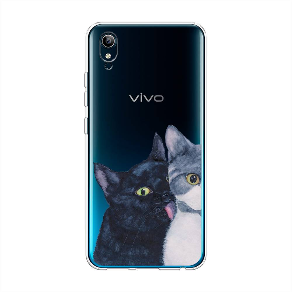 

Чехол Awog на Vivo Y91c/Y1s "Кошачья любовь", Разноцветный, 262850-1