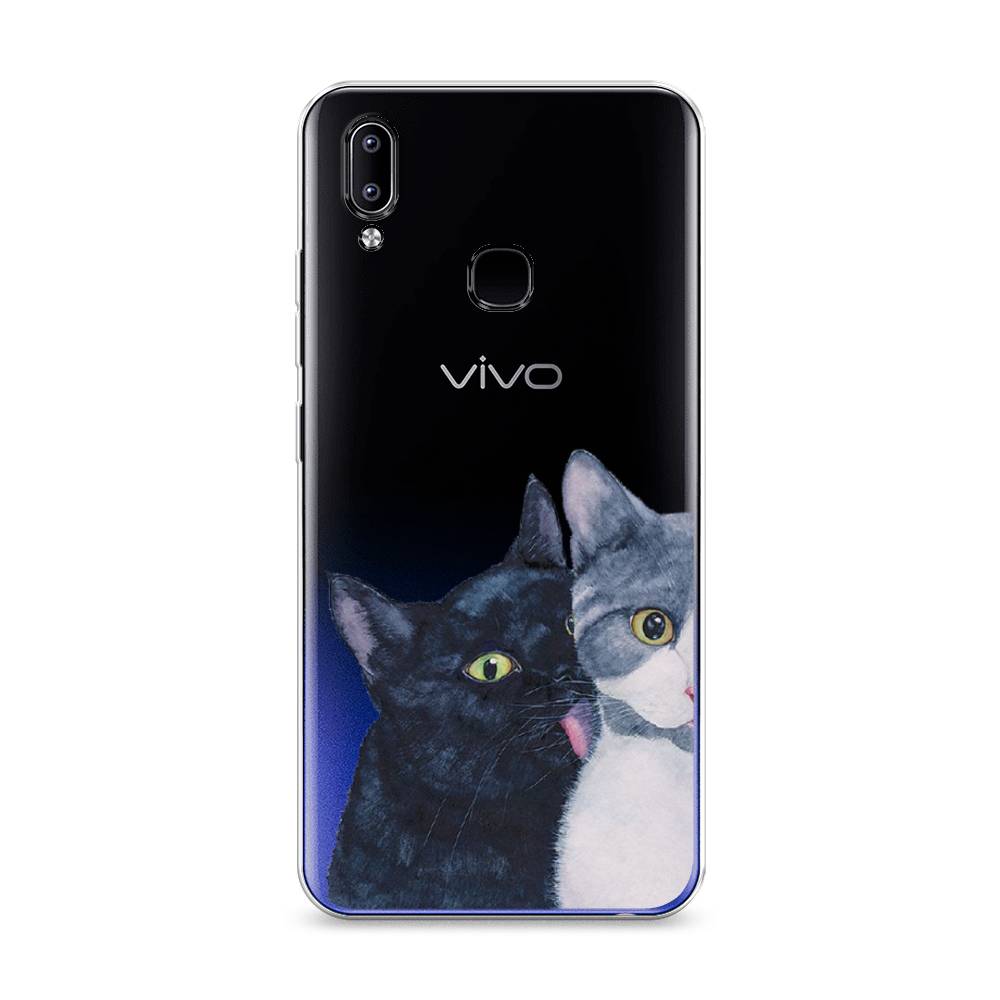 

Чехол Awog на Vivo Y93/Y93 lite "Кошачья любовь", Разноцветный, 262950-1